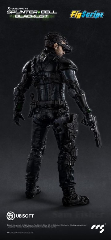 CCSTOYS FigScriptシリーズ Splinter Cell(スプリンターセル) Sam Fisher(サム・フィッシャー) 1/12スケール可動フィギュアの画像