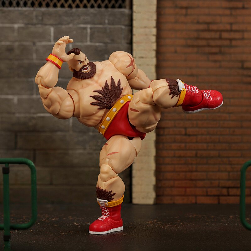 ストリートファイター２ ザンギエフ Zangief ６インチアクションフィギュアの画像