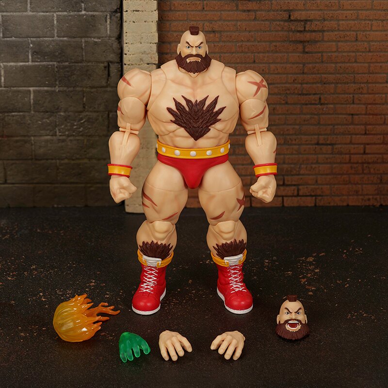 ストリートファイター２ ザンギエフ Zangief ６インチアクションフィギュアの画像