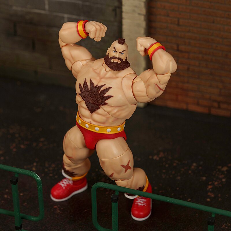ストリートファイター２ ザンギエフ Zangief ６インチアクションフィギュアの画像