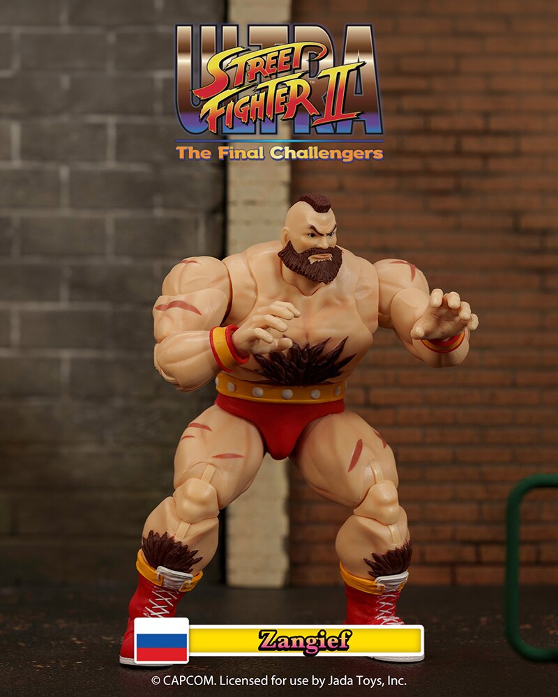 ストリートファイター２ ザンギエフ Zangief ６インチアクションフィギュアの画像