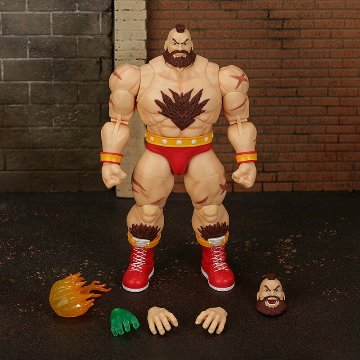 ストリートファイター２ ザンギエフ Zangief ６インチアクションフィギュアの画像
