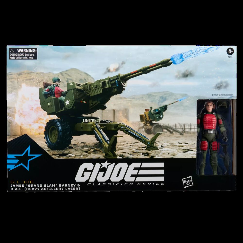 G.I. Joe Classified Series James Grand Slam Barney & H.A.L.(Heavy Artillery Laser)(213)の画像