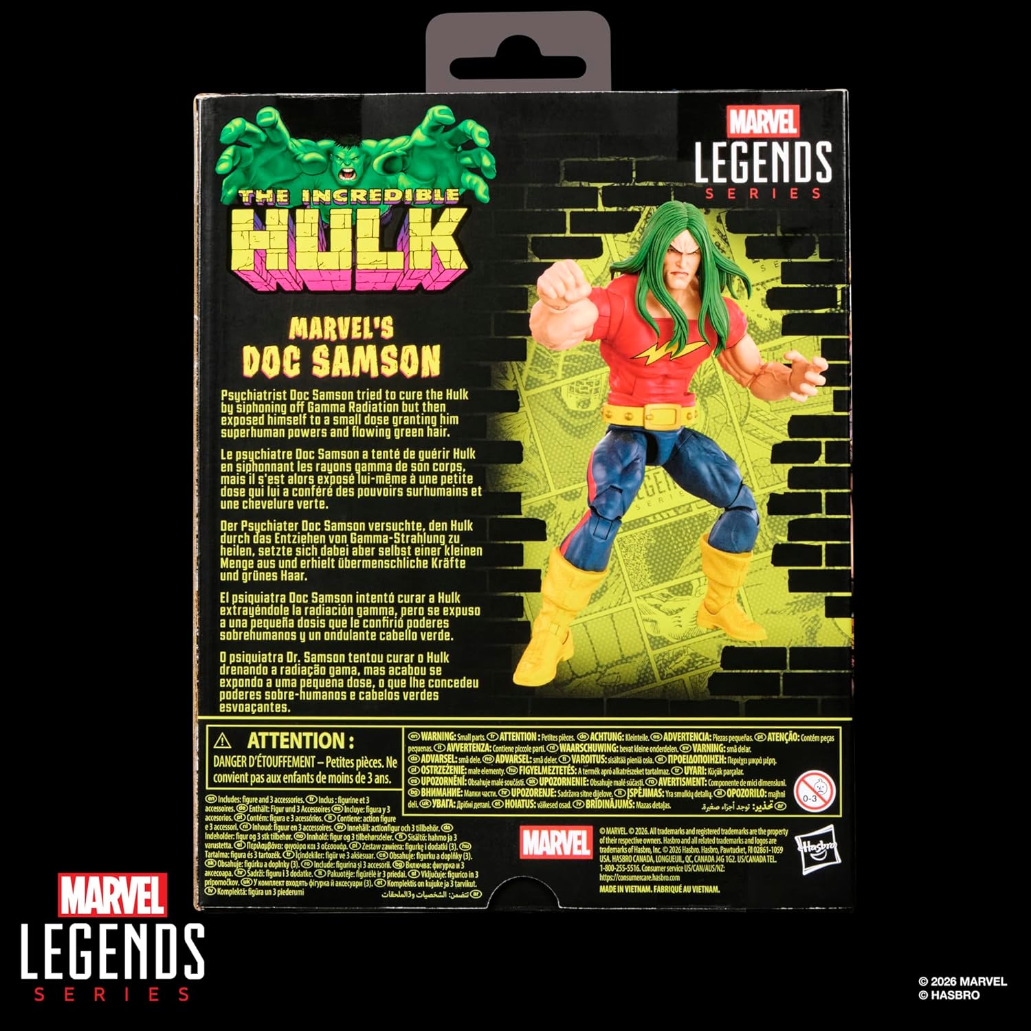 Marvel Legends The Incredible Hulk Marvel's Doc Samsonの画像