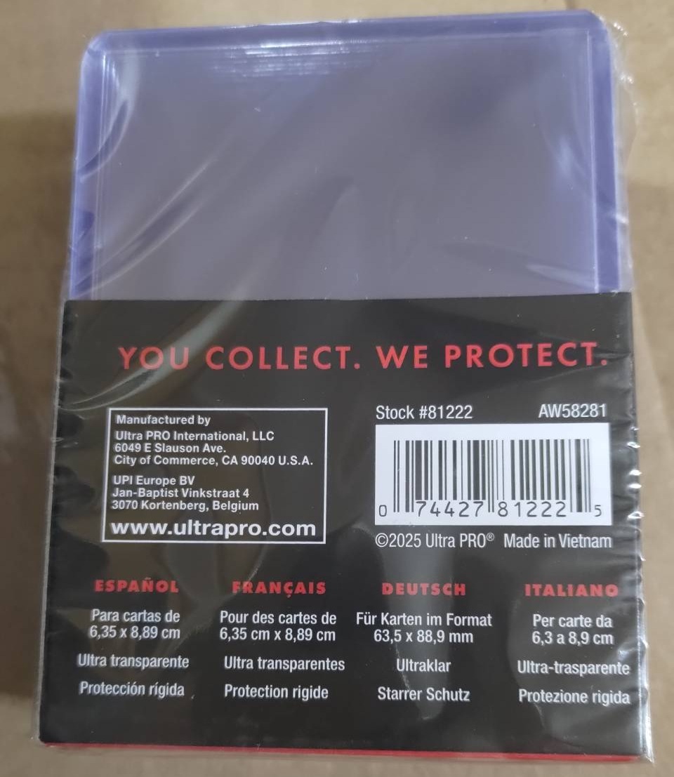 ウルトラプロ UltraPRO トップローダー 青系 81222 25枚入の画像