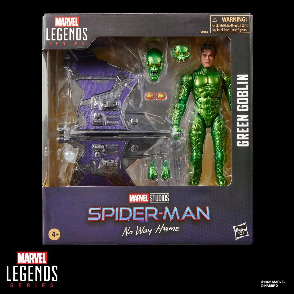 Marvel Legends No Way Home Green Goblin Original Goblin Armor and Gliderの画像