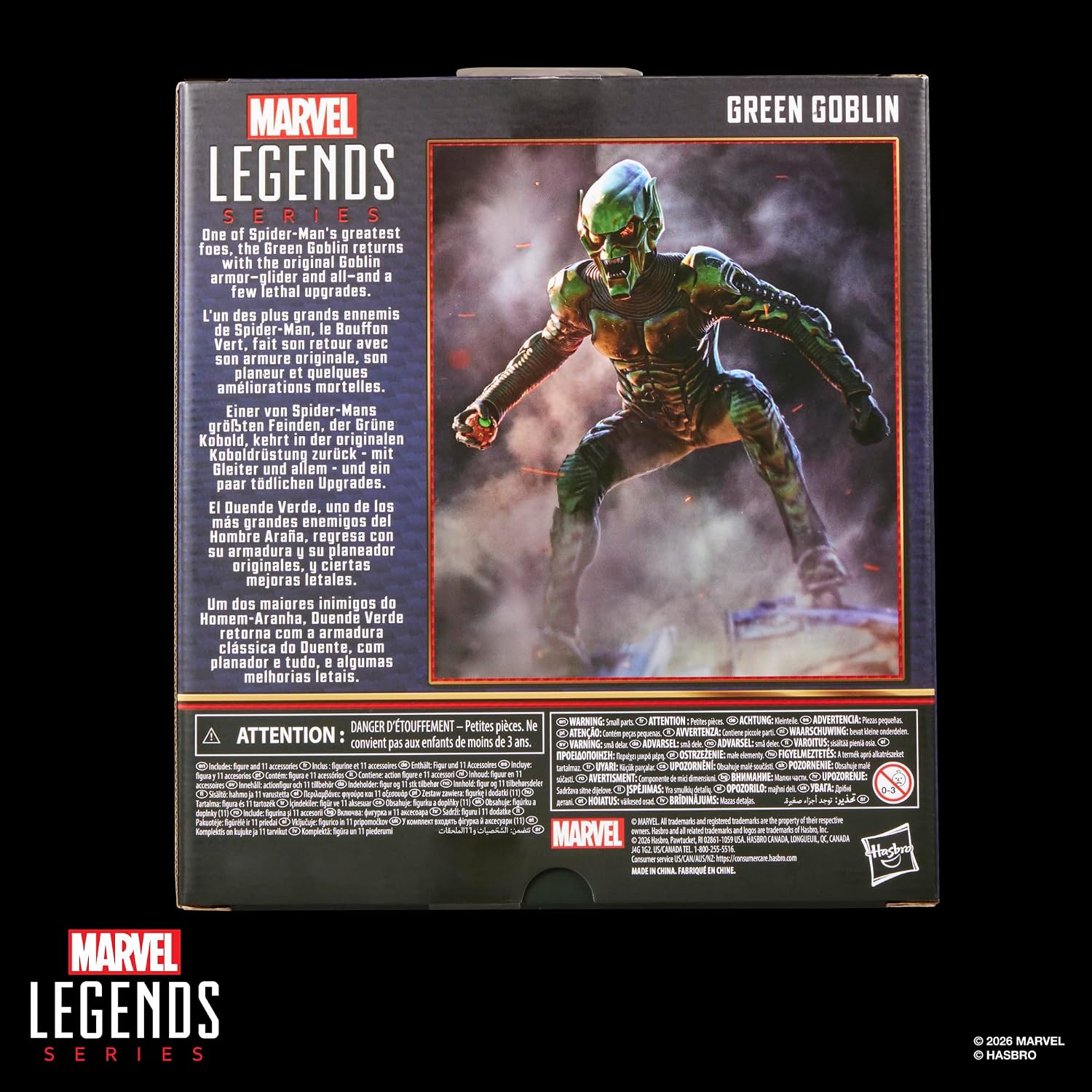 Marvel Legends No Way Home Green Goblin Original Goblin Armor and Gliderの画像