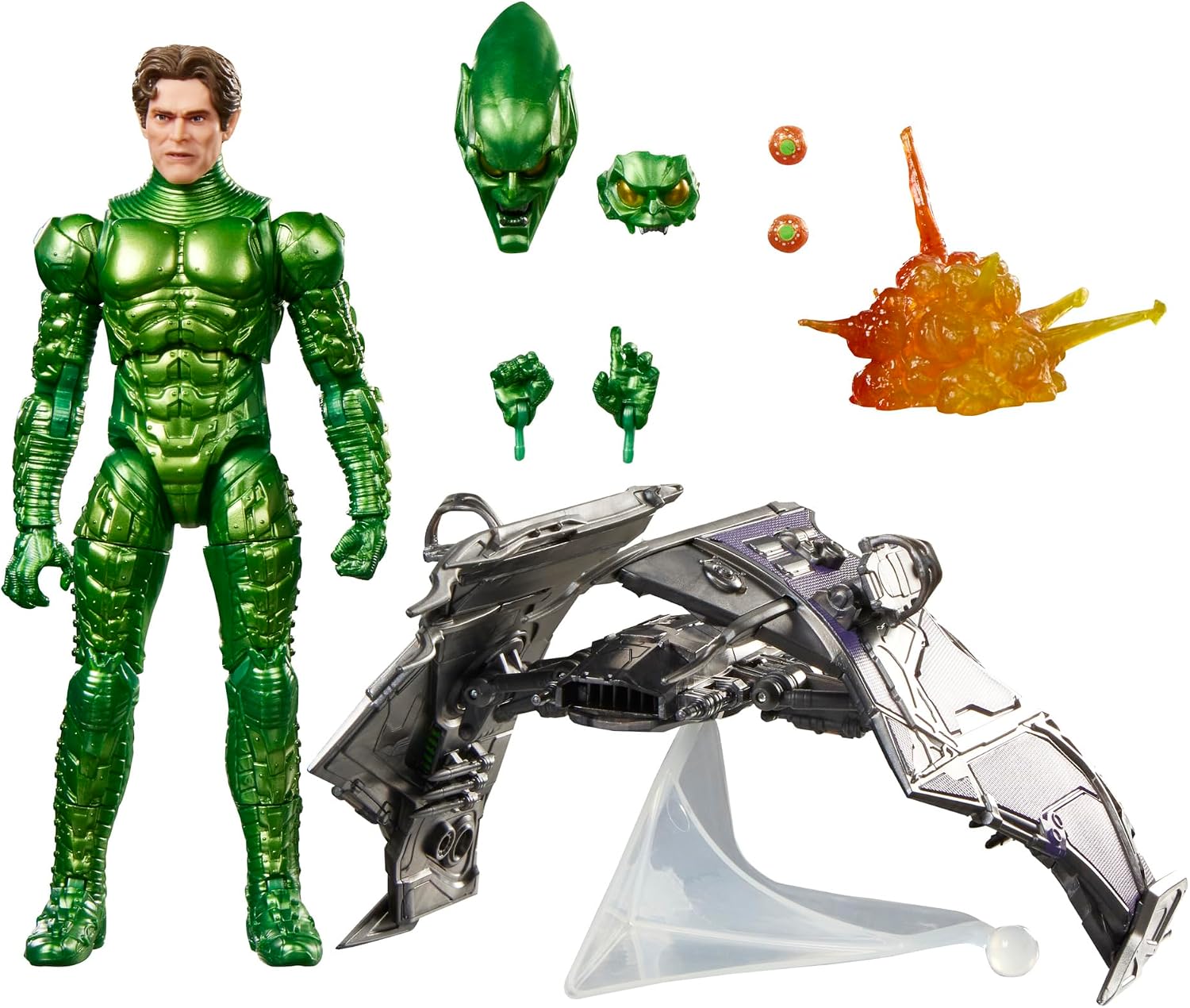 Marvel Legends No Way Home Green Goblin Original Goblin Armor and Gliderの画像