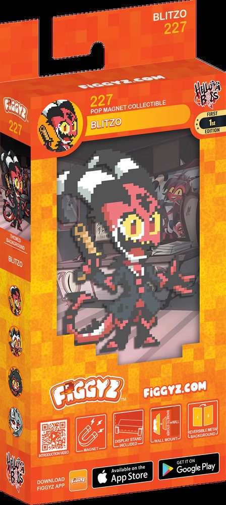 FiGGYZ マグネットディスプレイフィギュア Helluva Boss - Blitzo #227の画像