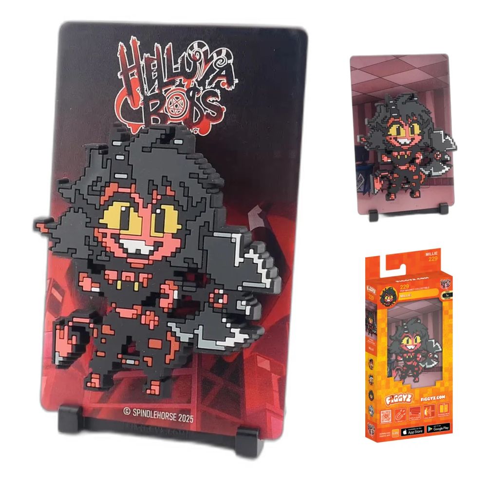 【4点セット】FiGGYZ マグネットディスプレイフィギュア Helluva Boss Wave 1の画像