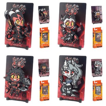 【4点セット】FiGGYZ マグネットディスプレイフィギュア Helluva Boss Wave 1の画像