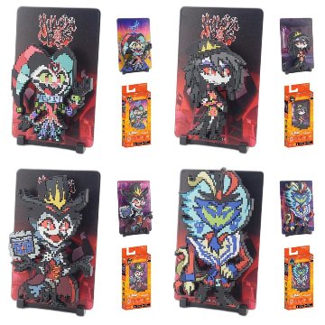 【4点セット】FiGGYZ マグネットディスプレイフィギュア Helluva Boss Wave 2の画像
