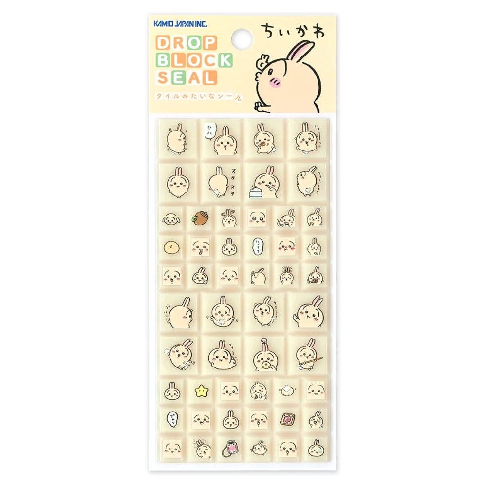 ちいかわ ドロップブロックシール（うさぎ）の画像