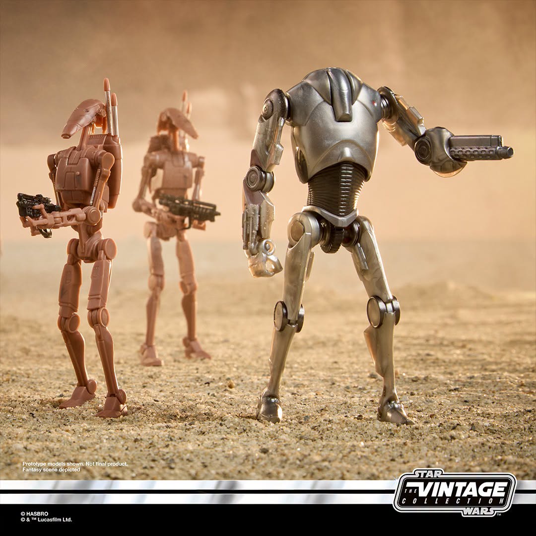 Star Wars TVC Super Battle Droid & Battle Droids(Geonosis) 4-Pack G3212の画像