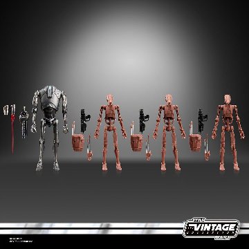 Star Wars TVC Super Battle Droid & Battle Droids(Geonosis) 4-Pack G3212の画像