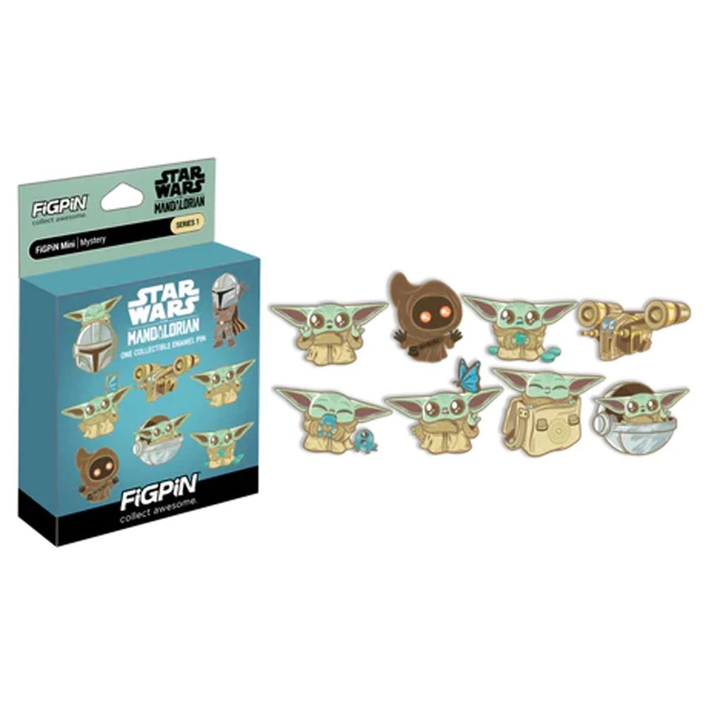 スター・ウォーズ マンダロリアン＆グローグー ミステリーミニ エナメルピン シリーズ1の画像