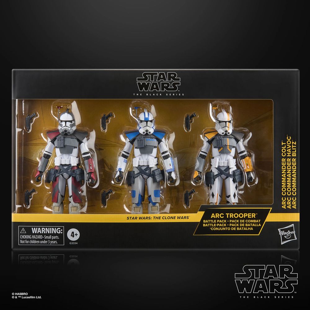 Star Wars TBS the Clone Wars ARC Trooper Battle Pack 3-Packの画像
