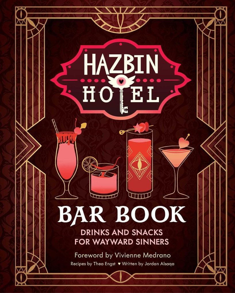 The Hazbin Hotel Bar Book Drinks and Snacks for Wayward Sinners ハズビン・ホテル バーブック 英語版の画像