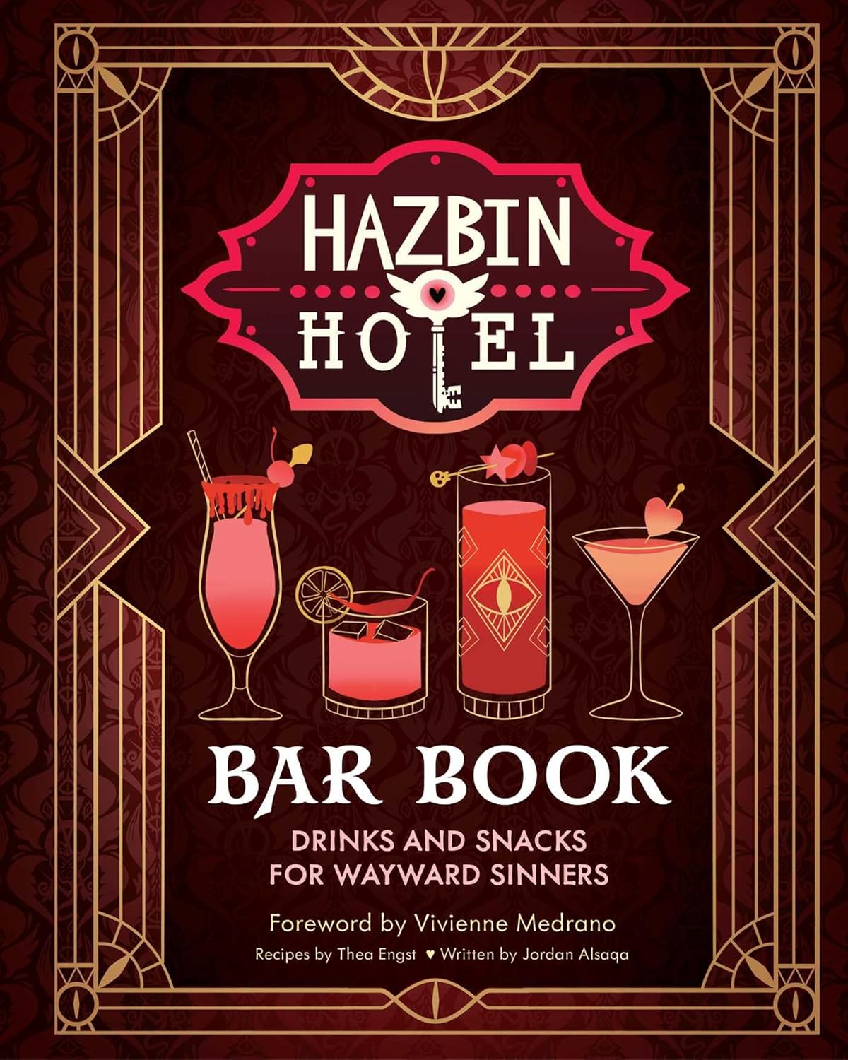 The Hazbin Hotel Bar Book Drinks and Snacks for Wayward Sinners ハズビン・ホテル バーブック 英語版の画像
