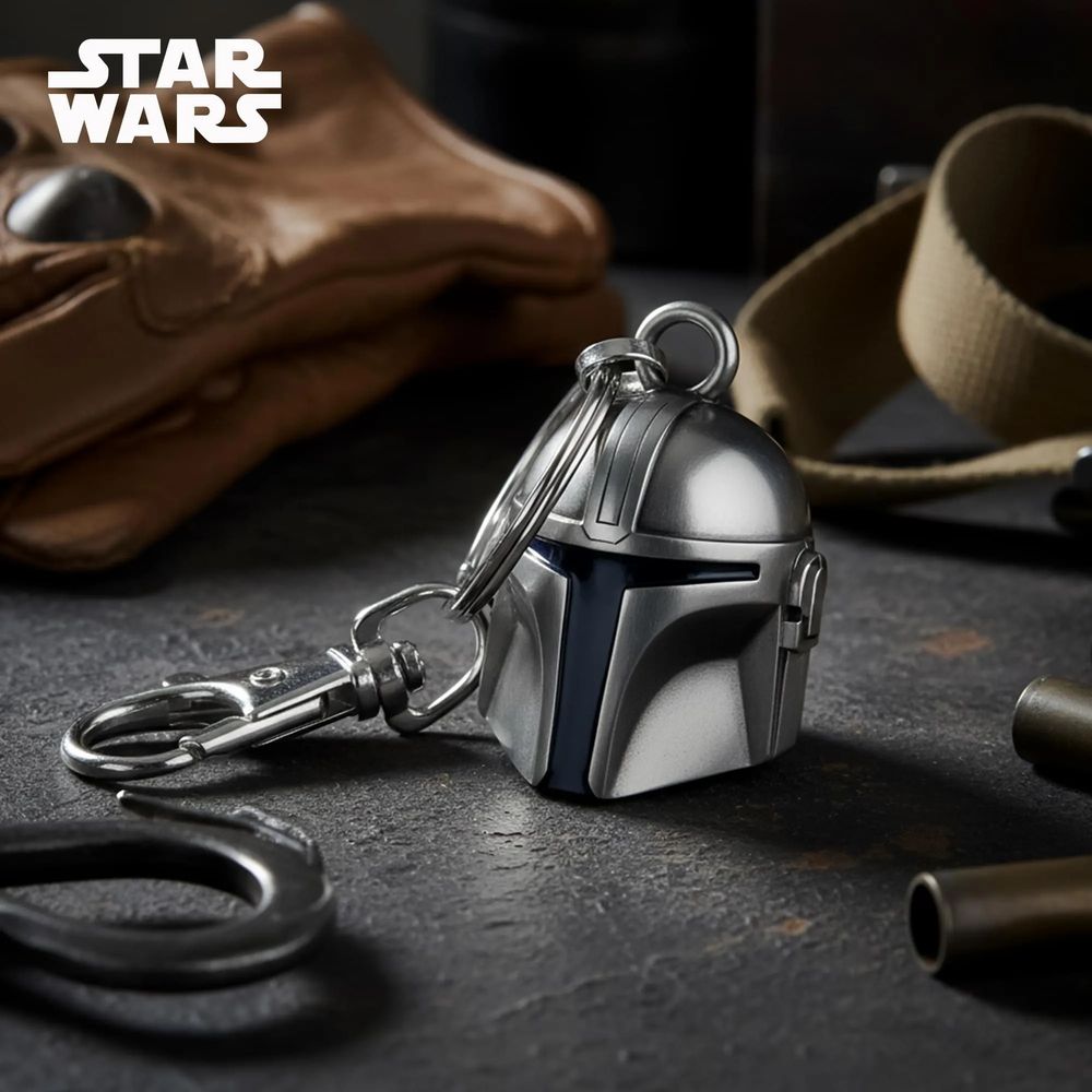 スター・ウォーズ マンダロリアン ディン・ジャリン ヘルメット メタルキーホルダーの画像