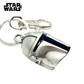 スター・ウォーズ マンダロリアン ディン・ジャリン ヘルメット メタルキーホルダーの画像