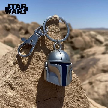 スター・ウォーズ マンダロリアン ディン・ジャリン ヘルメット メタルキーホルダーの画像