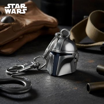 スター・ウォーズ マンダロリアン ディン・ジャリン ヘルメット メタルキーホルダーの画像