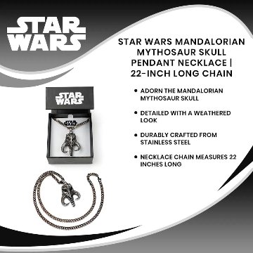 スター・ウォーズ マンダロリアン ミソソー ペンダント ネックレスの画像