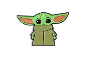 スター・ウォーズ マンダロリアン グローグー カートゥーン風 エナメルピンバッジの画像
