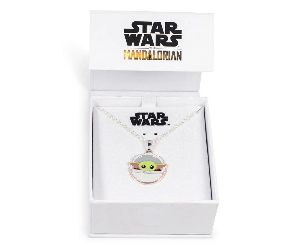 スター・ウォーズ マンダロリアン グローグー エナメルペンダント チェーンネックレスの画像