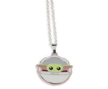 スター・ウォーズ マンダロリアン グローグー エナメルペンダント チェーンネックレスの画像