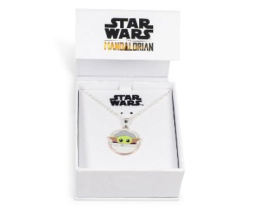 スター・ウォーズ マンダロリアン グローグー エナメルペンダント チェーンネックレスの画像