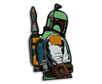 スター・ウォーズ マンダロリアン ボバフェット エナメルピンバッジの画像