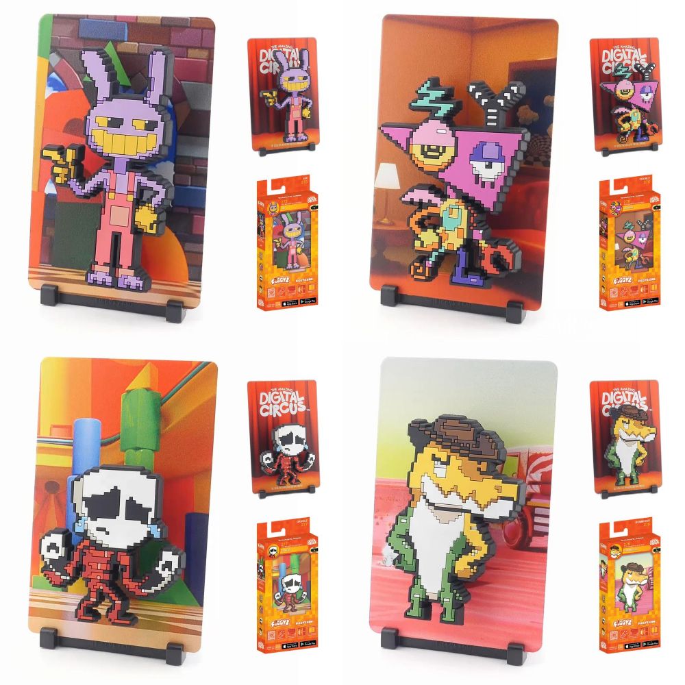 【4点セット】FiGGYZ マグネットディスプレイフィギュア The Amazing Digital Circus Wave 2の画像