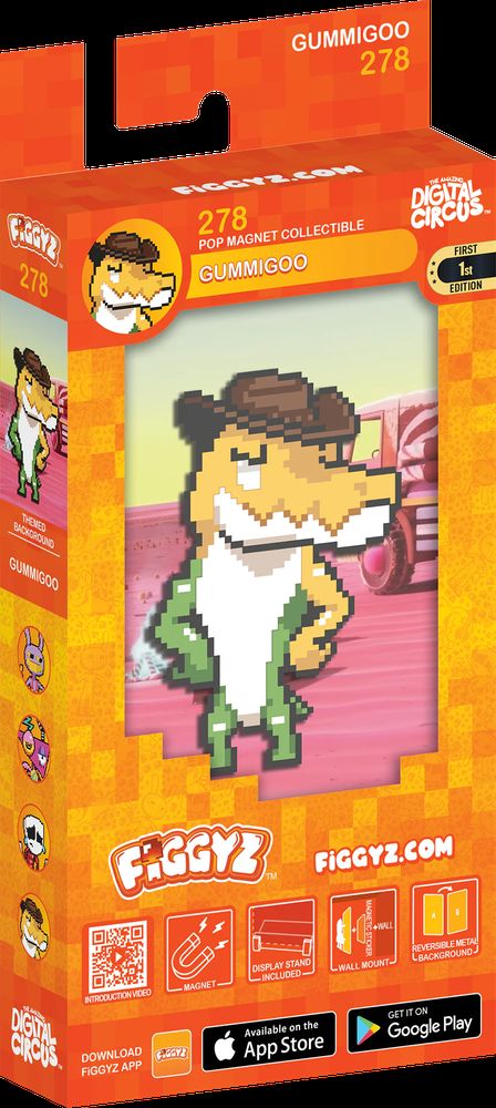 FiGGYZ マグネットディスプレイフィギュア The Amazing Digital Circus - Gummigoo #278の画像
