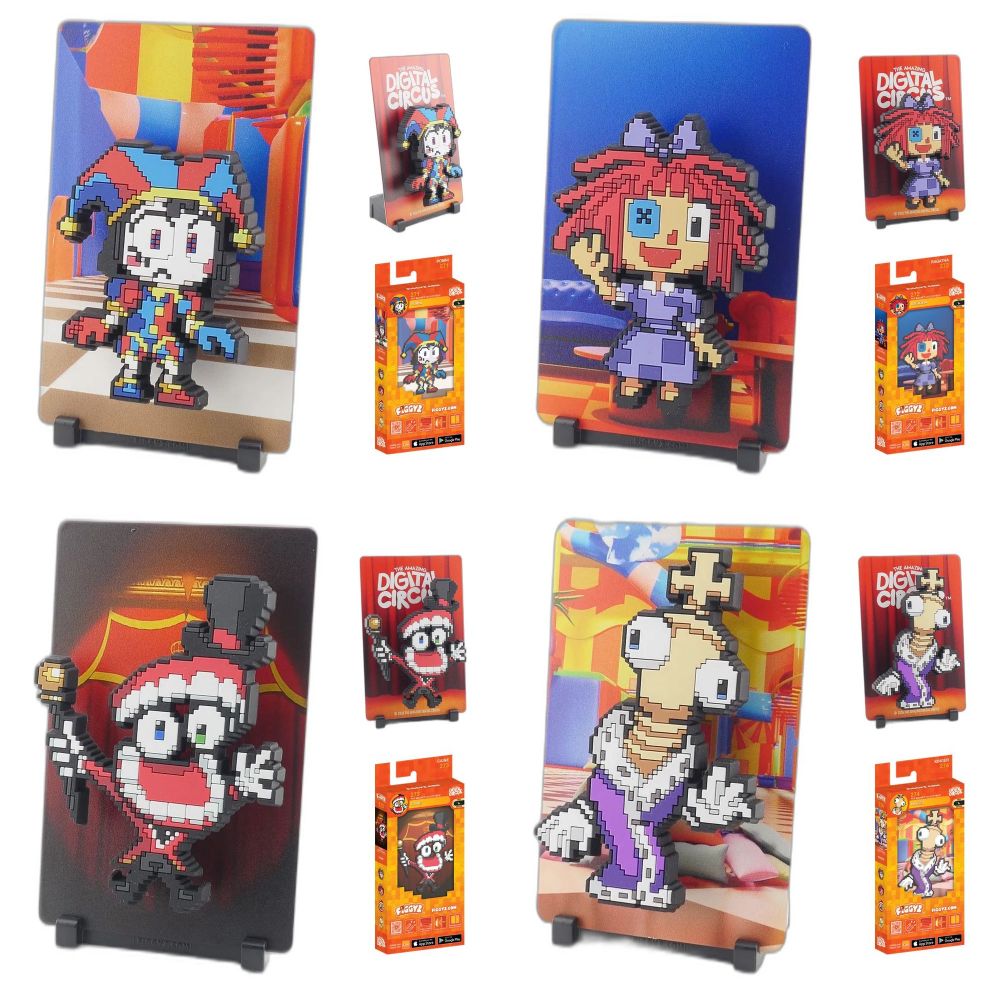 【4点セット】FiGGYZ マグネットディスプレイフィギュア The Amazing Digital Circus Wave 1の画像