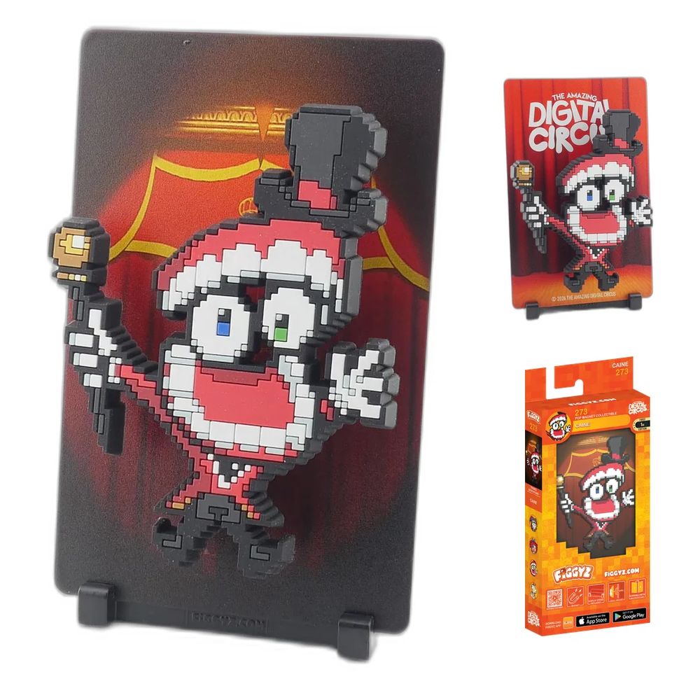 【4点セット】FiGGYZ マグネットディスプレイフィギュア The Amazing Digital Circus Wave 1の画像