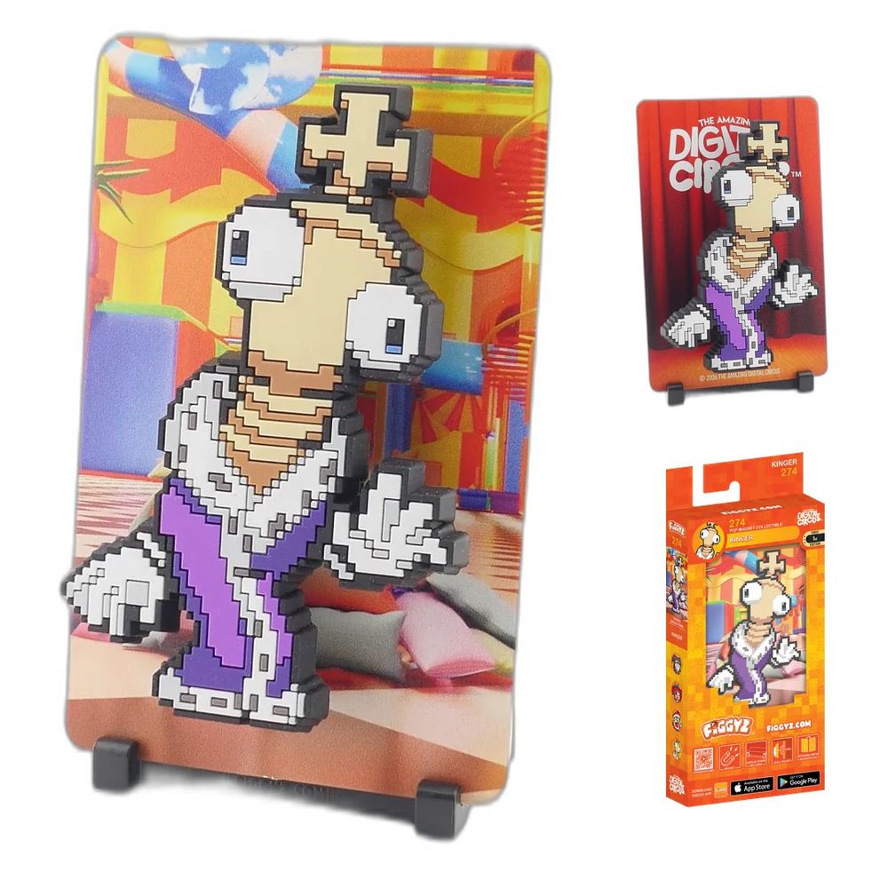 【4点セット】FiGGYZ マグネットディスプレイフィギュア The Amazing Digital Circus Wave 1の画像