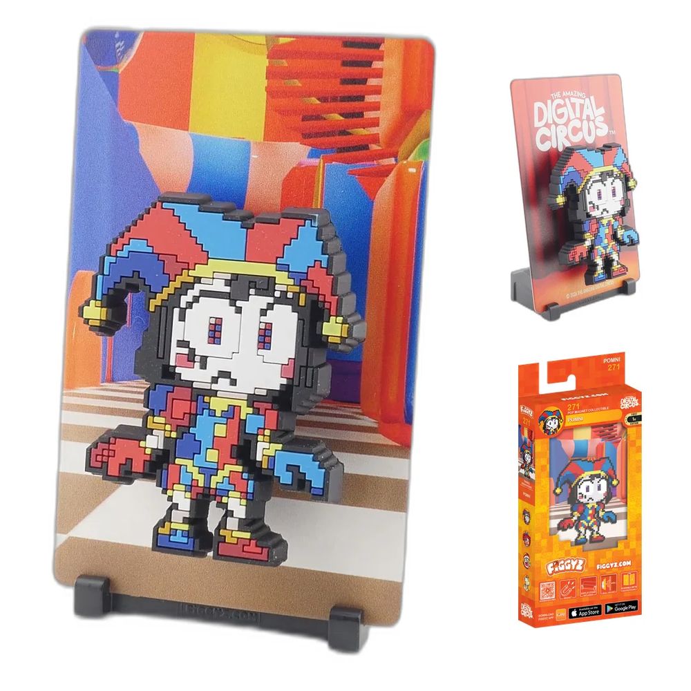 【4点セット】FiGGYZ マグネットディスプレイフィギュア The Amazing Digital Circus Wave 1の画像