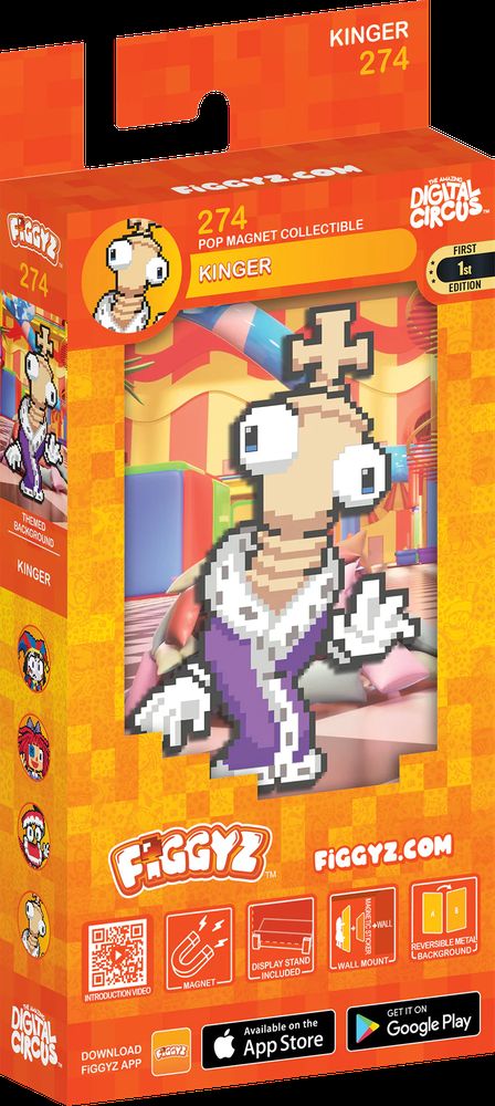FiGGYZ マグネットディスプレイフィギュア The Amazing Digital Circus - Kinger #274の画像