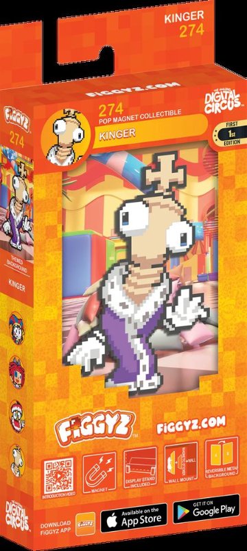 FiGGYZ マグネットディスプレイフィギュア The Amazing Digital Circus - Kinger #274の画像
