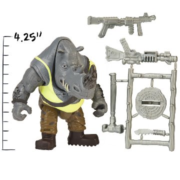 ミュータント・タートルズ：ミュータント・パニック！ ロックステディ：アクション・フィギュアの画像