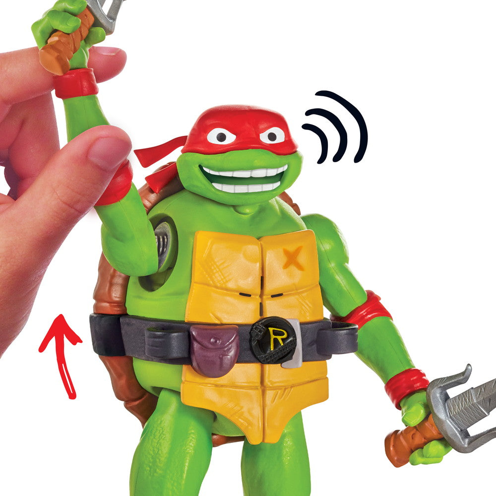 ミュータント・タートルズ：ミュータント・パニック！ ラファエロ：音声付き・アクション・フィギュアの画像