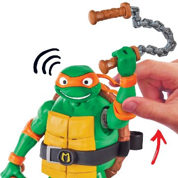ミュータント・タートルズ：ミュータント・パニック！ ミケランジェロ：音声付き・アクション・フィギュアの画像
