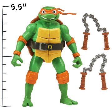 ミュータント・タートルズ：ミュータント・パニック！ ミケランジェロ：音声付き・アクション・フィギュアの画像