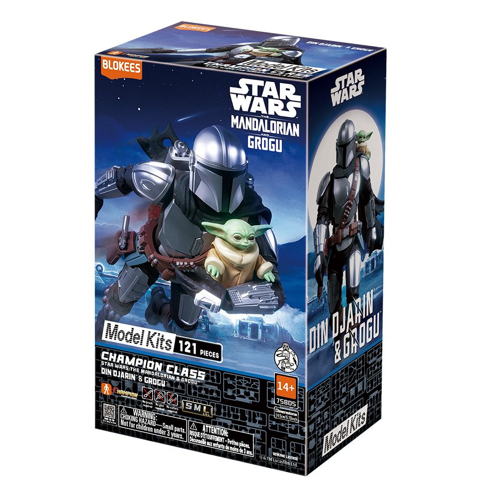 Blokees スター・ウォーズ マンダロリアン&グローグー CC05 ディン・ジャリン&グローグー プラスチックモデル 並行輸入品の画像