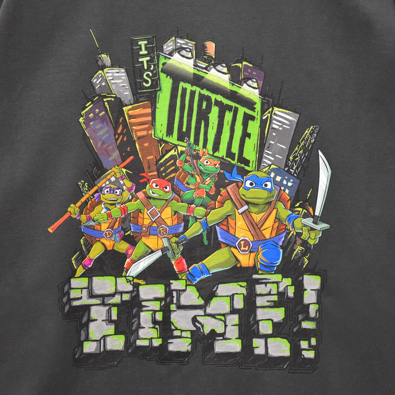 ミュータント タートルズ IT'S TURTLE TIME! ロングTシャツの画像