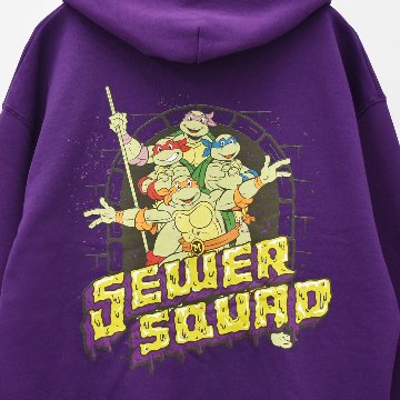 ミュータント タートルズ SEWER SQUAD プルパーカーの画像