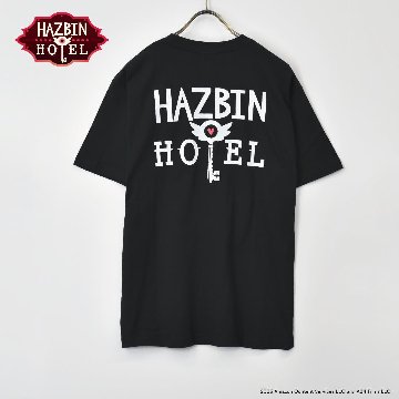 Hazbin Hotel ハズビンホテル シーズン１ ホテルキー 半袖Tシャツ 黒の画像