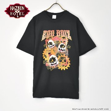 Hazbin Hotel ハズビン・ホテル エッギーズ 半袖Tシャツ 黒の画像